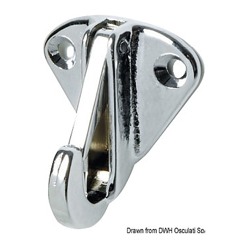 Plate AISI 316 with snapshackle base 10 mm (pack of 10) - foto originale Osculati Srl