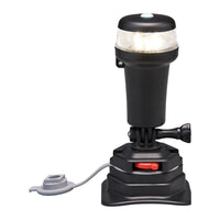 Luce di via bianca 360° base snodo swivel