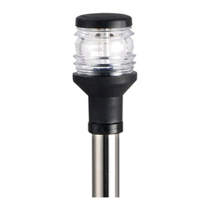 Compact SS light pole 100 cm black light - foto originale Osculati Srl
