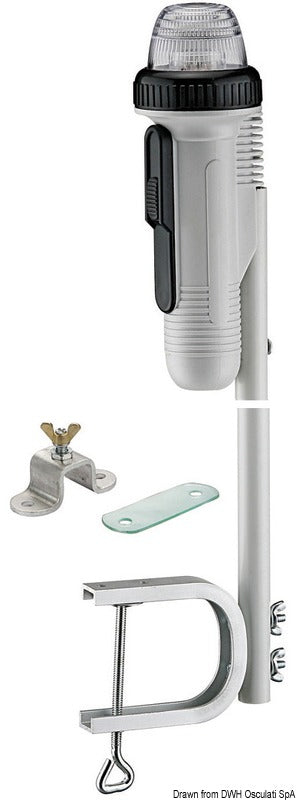 360° Led navigation light w/rod COLREG-certified - foto originale Osculati Srl