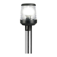 Asta 360° led telescopica inclinata fanale nero