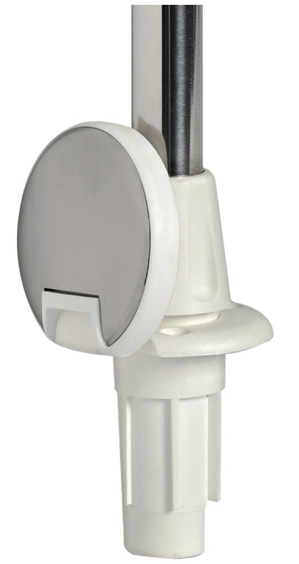 Pull-out led lightpole w/white base 60 cm - foto originale Osculati Srl