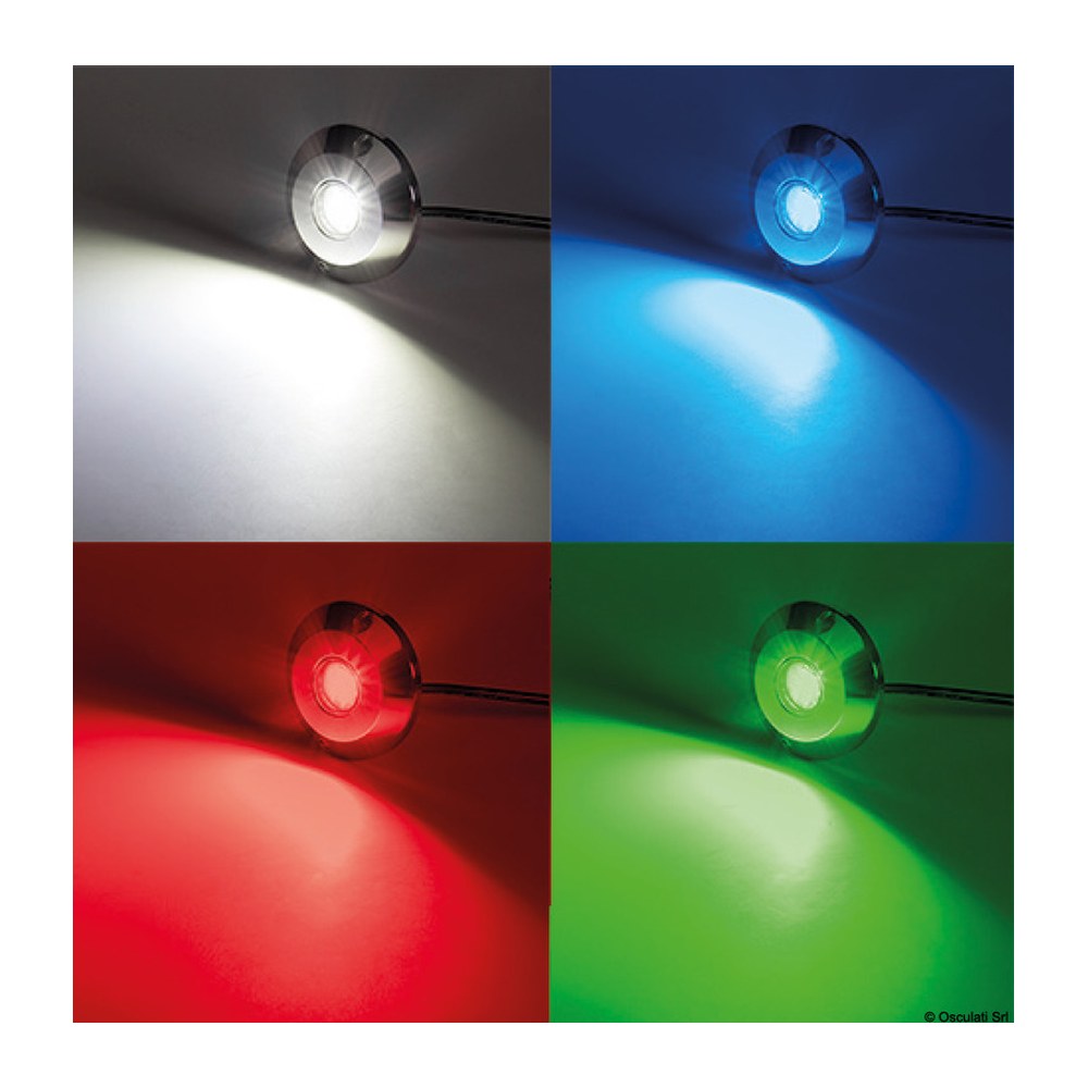 Underwater LED light RGBW 60 W - foto originale Osculati Srl
