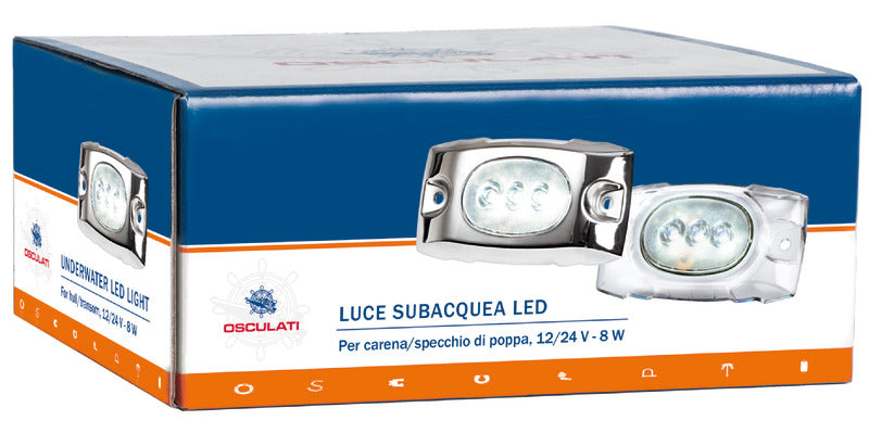 Underwater LED light 12/24V blue - foto originale Osculati Srl