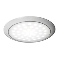 Extra flache LED-Leuchte weiße Blende 12/24 V 3 W