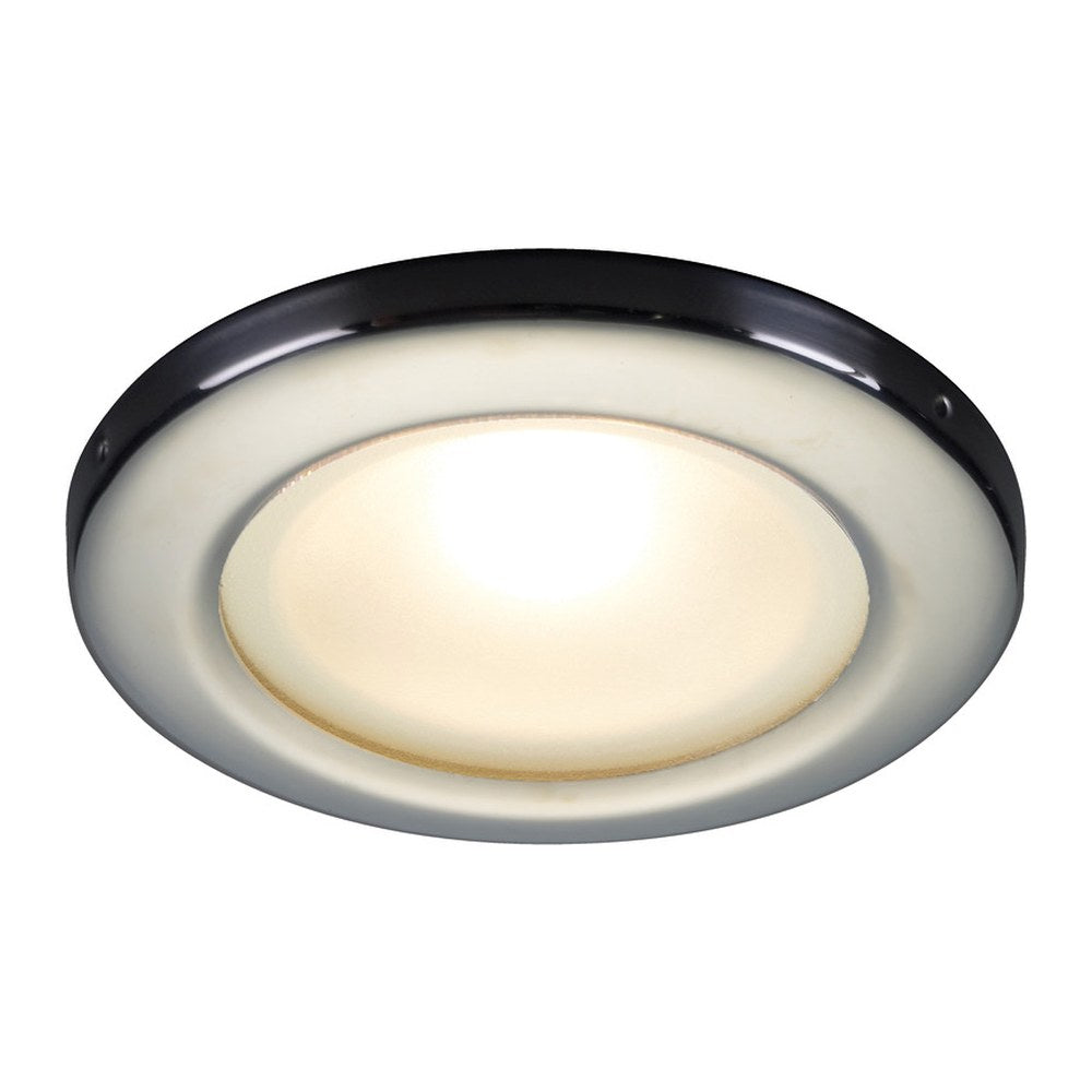 Vega II LED recess ceiling light mirror-polished white - foto originale Osculati Srl