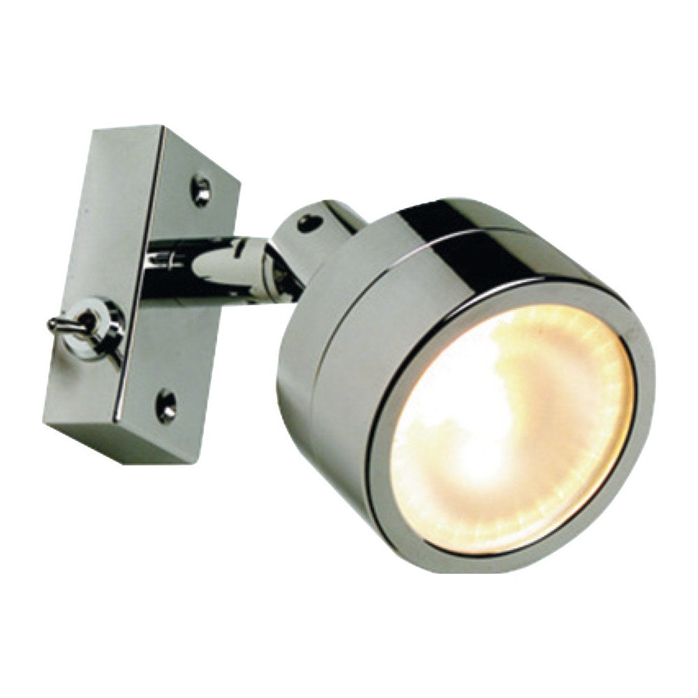 Laguna articulated spotlight chromed brass satin finish - foto originale Osculati Srl