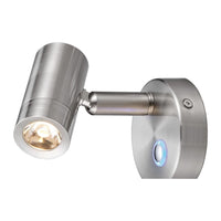 Dimmbarer LED-Strahler Aluminium, vernickelt