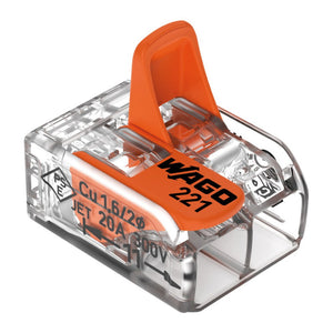 WAGO 2 connerctor 4 mm2 conductor (pack of 100) - foto originale Osculati Srl