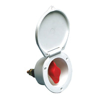Interruptor de baterías náutico Heavy Duty blanco