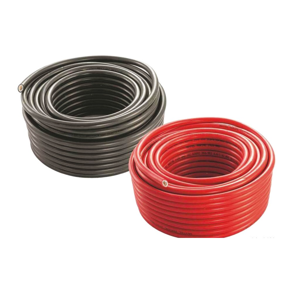 Tin-plated copper battery cable black 35mm (pack of 24) - foto originale Osculati Srl