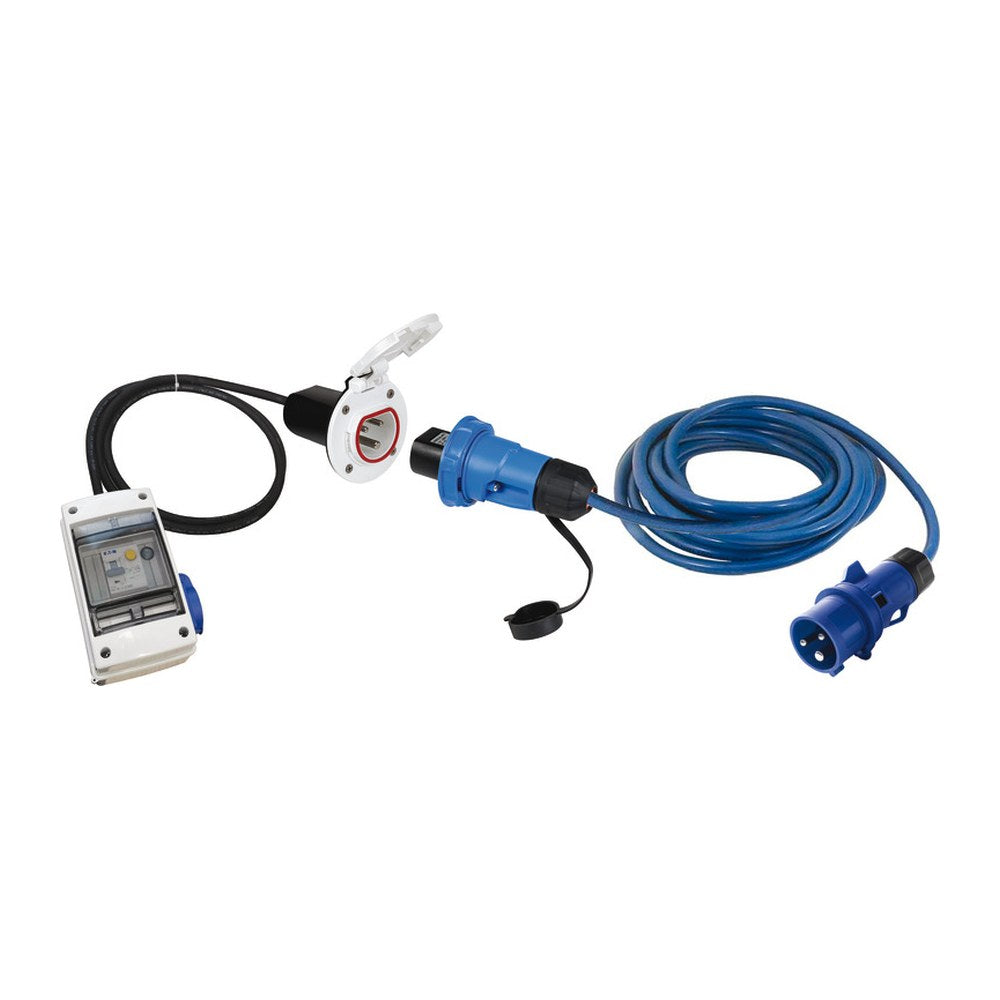 Power supply set w/ 16A Cruiser white socket - foto originale Osculati Srl