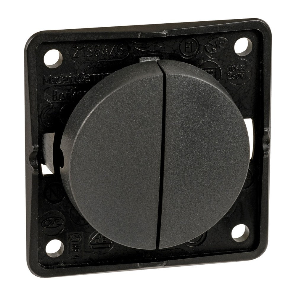 BERKER double switch 16A white - foto originale Osculati Srl