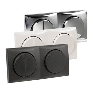 BERKER single push button 10A charcoal grey - foto originale Osculati Srl