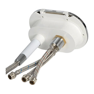 Oval shower box chromed PVC hose 2.5 m Shower rear outlet - foto originale Osculati Srl