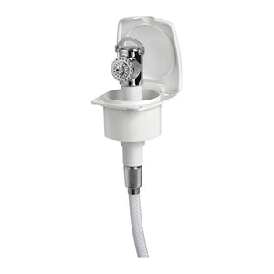 New Edge shower white PVC hose 2.5 m - foto originale Osculati Srl