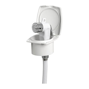 Boris shower white finish PVC hose 4 mm - foto originale Osculati Srl