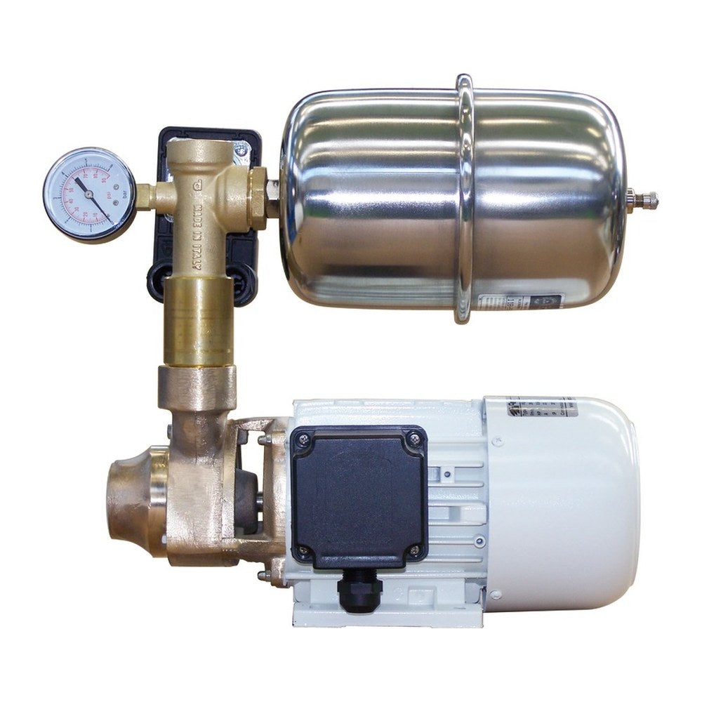 CEM fresh water pump w. 2l-SS tank 24 V 36 l/min - foto originale Osculati Srl