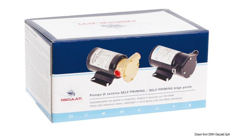 Self-priming bilge pump 12 V 12 A - foto originale Osculati Srl