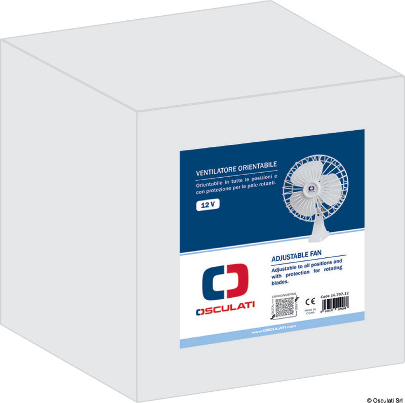 Adjustable fan 12 V - foto originale Osculati Srl