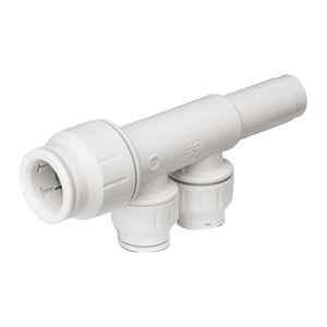 John Guest Speedfit manifold w/2 derivations 22 mm - foto originale Osculati Srl