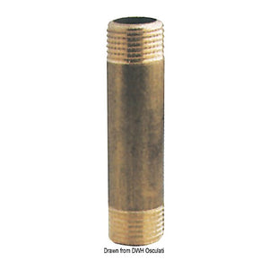 Brass extension sleeve 3/4" x 200 mm - foto originale Osculati Srl