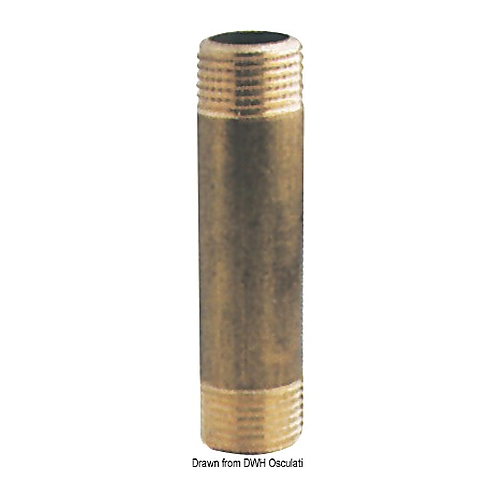 Brass extension sleeve 1" x 150 mm - foto originale Osculati Srl