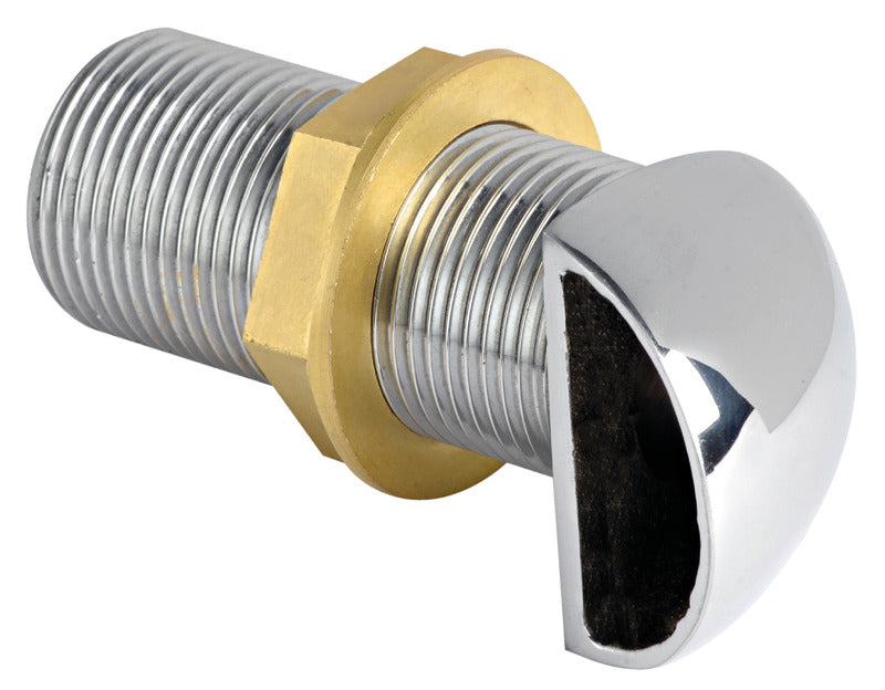 Chromed brass scupper 1"1/4 - foto originale Osculati Srl