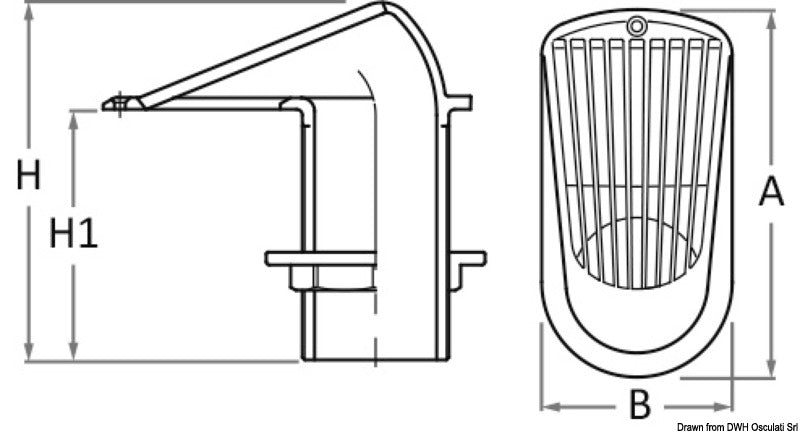 GUIDI Series 2000 bronze thru-hull strainer 1"1/2 - foto originale Osculati Srl