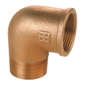 GUIDI bronze M-F 90° elbow 3" - foto originale Osculati Srl