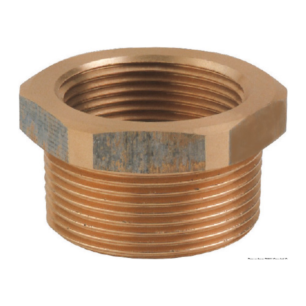 GUIDI bronze M-F connector 2" x 1"1/2 - foto originale Osculati Srl