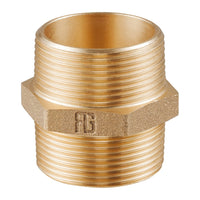 GUIDI Doppelnippel Bronze Außengew. 3"