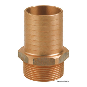 GUIDI bronze male hose connector 3" x 80 mm - foto originale Osculati Srl