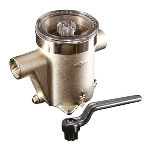 Nickel-plated brass water purification filter 1" - foto originale Osculati Srl