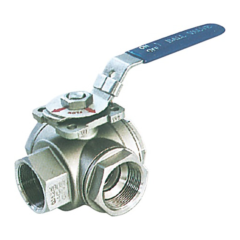3-way ball valve AISI 316 1"1/2 - foto originale Osculati Srl