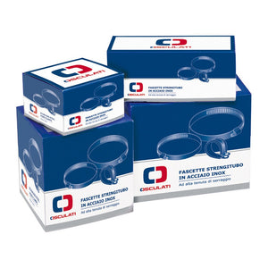Hose clamp AISI 316 12 x 32-50 mm (pack of 10) - foto originale Osculati Srl