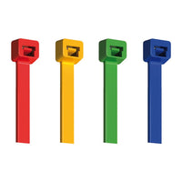 Fita em nylon azul 4,5 x 290 mm (pack de 100)