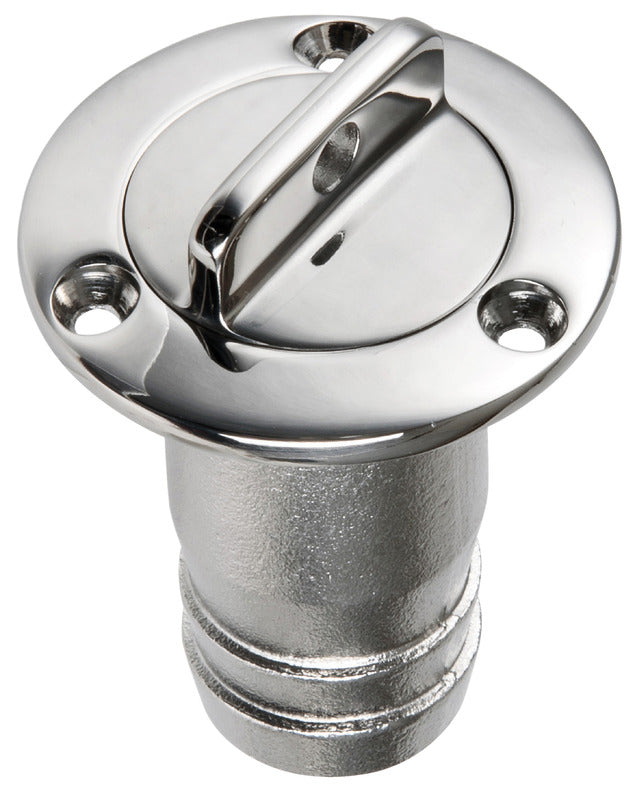 Bilge drain plug AISI 316 mirror polished 48 mm - foto originale Osculati Srl