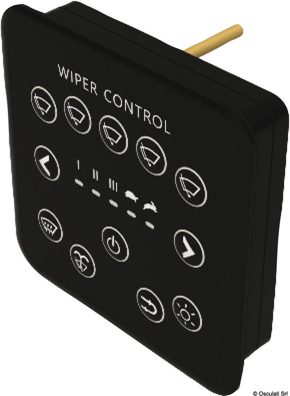 Control panel for 3 ABS windshield wipers - foto originale Osculati Srl