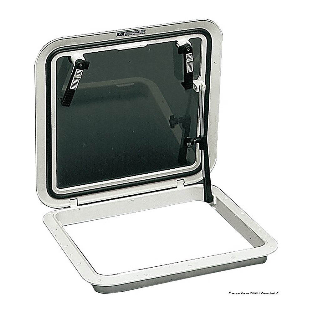 BOMAR Flushdeck white hatch 304 x 302 mm - foto originale Osculati Srl
