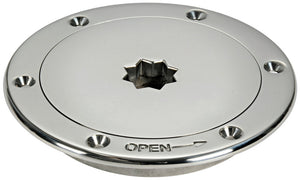 Inspection hatch AISI 316 passage 203 mm - foto originale Osculati Srl