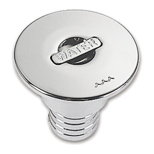 Chromed brass WATER straight deck plug 38 mm - foto originale Osculati Srl