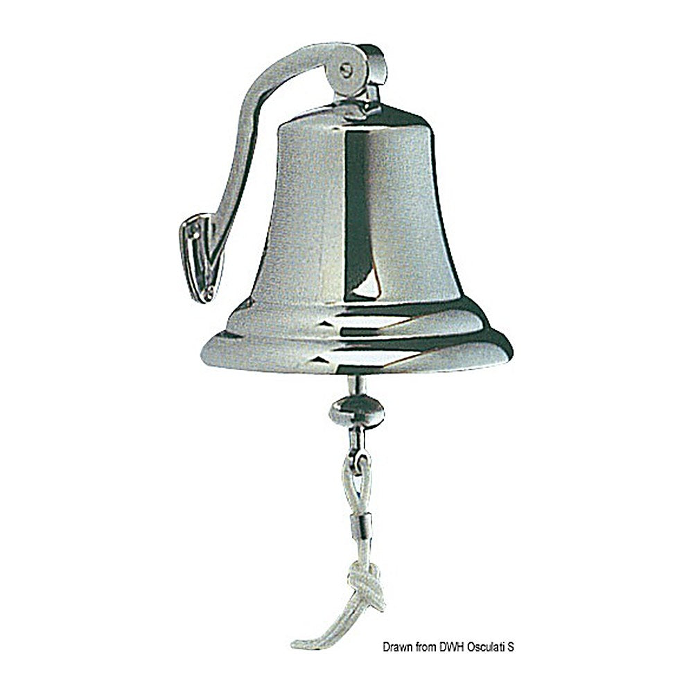 Chromed brass bell Ø 150 mm - foto originale Osculati Srl