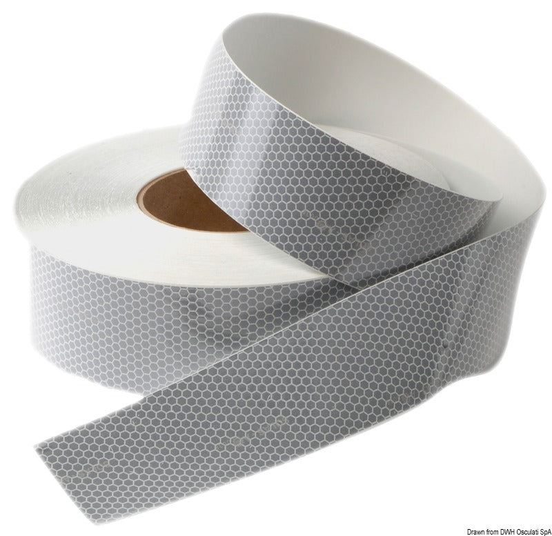 Self-adhesive reflective tape 50 mm x 45.7 m (pack of 45) - foto originale Osculati Srl