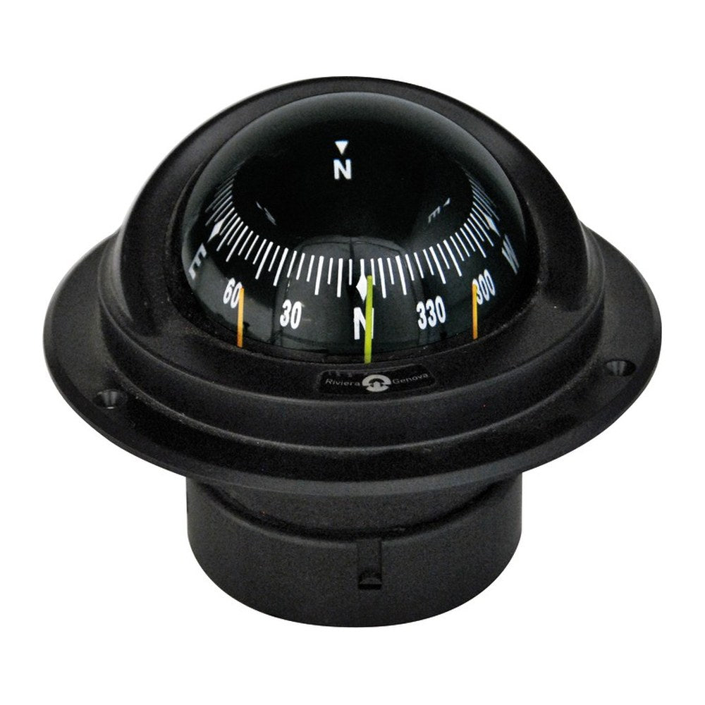 Riviera IDRA built-in compact compass w/black front rose - foto originale Osculati Srl