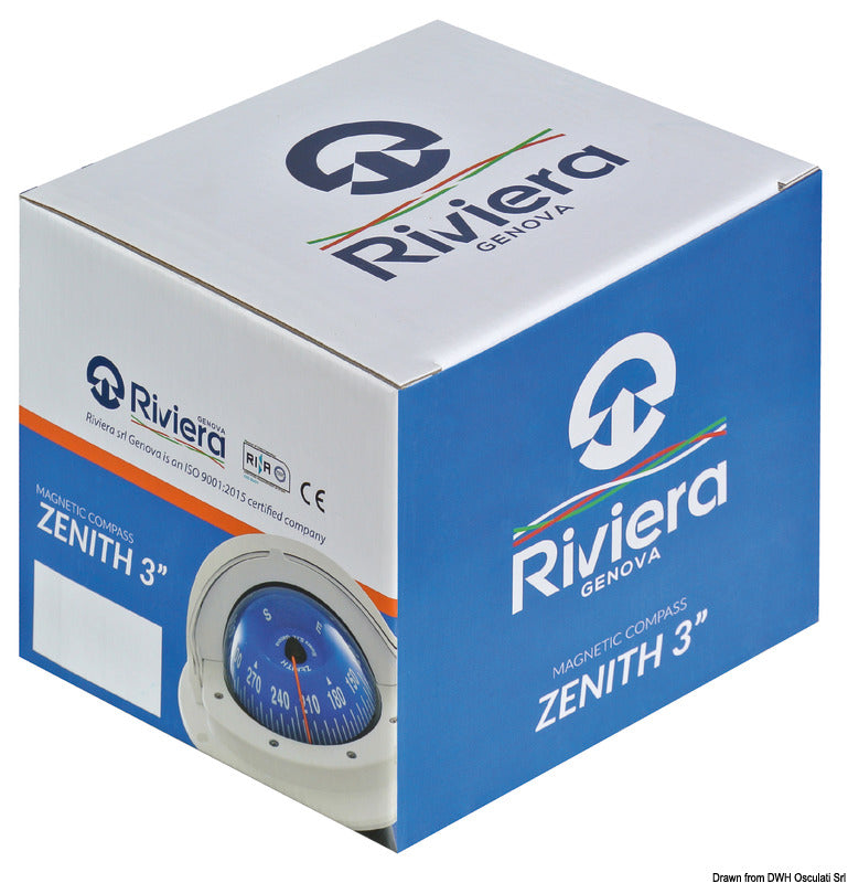 RIVIERA BZ1/AVB compass 3" blue rose/white body - foto originale Osculati Srl