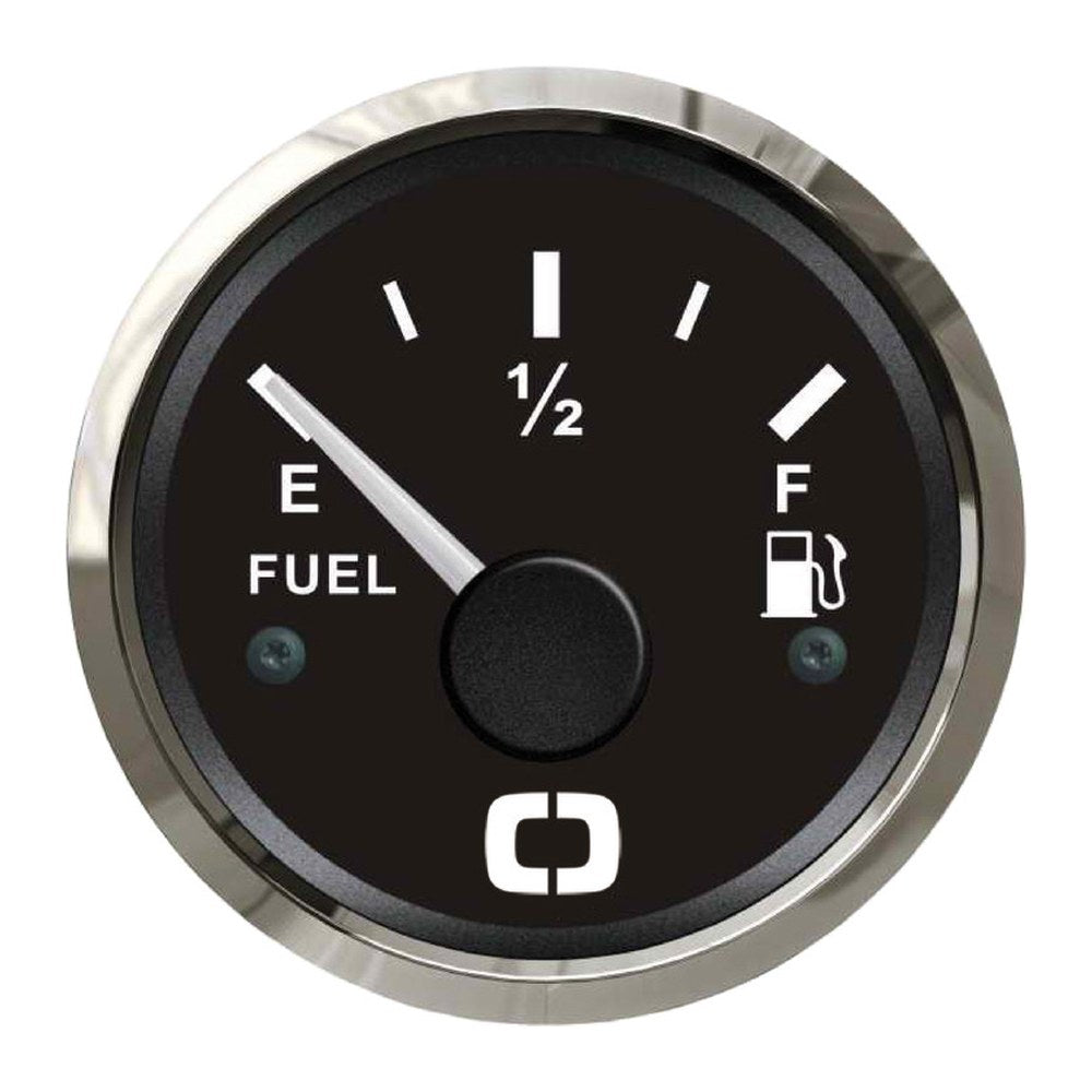 Fuel level gauge 10-180/240-33 ohm black/glossy - foto originale Osculati Srl