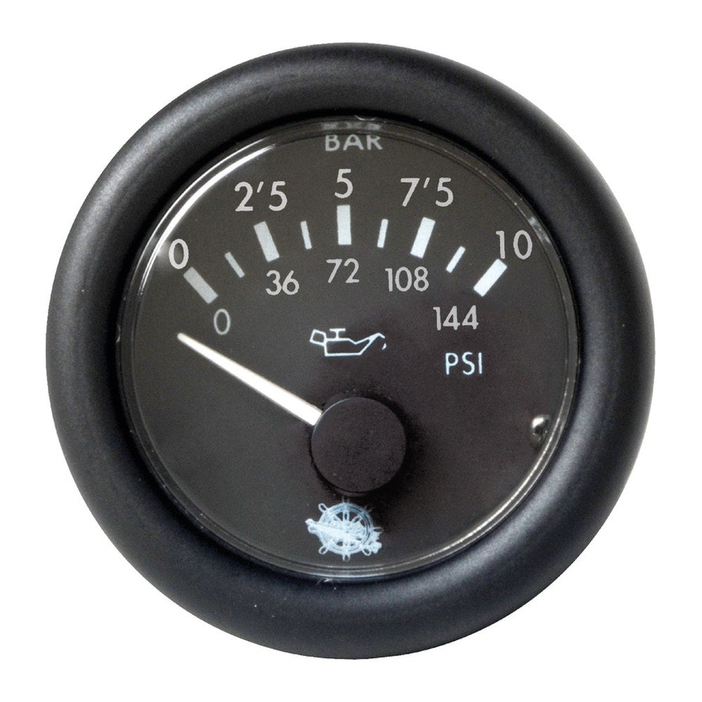 Guardian oil pressure gauge 0-10 bar black 24 V - foto originale Osculati Srl