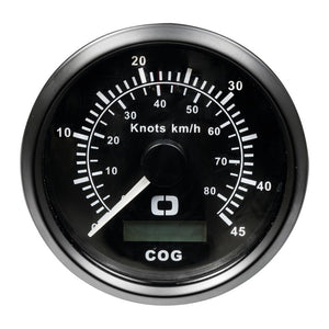 Speedometer w/GPS compass black/black - foto originale Osculati Srl