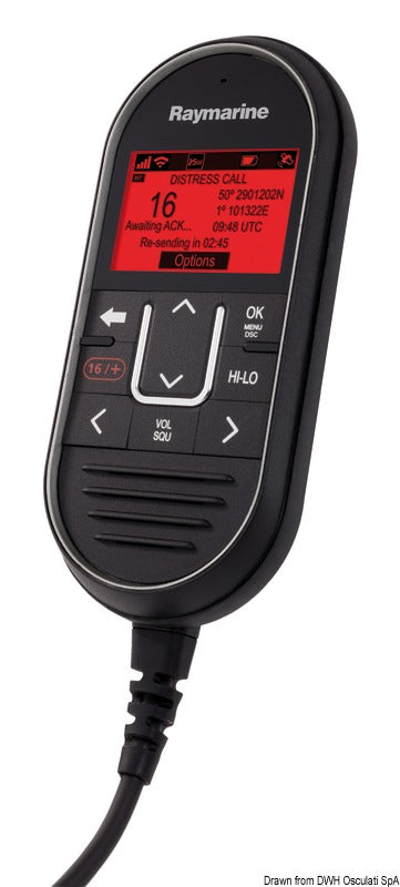 Raymarine VHF Ray73 with integrated AIS loudhailer output - foto originale Osculati Srl